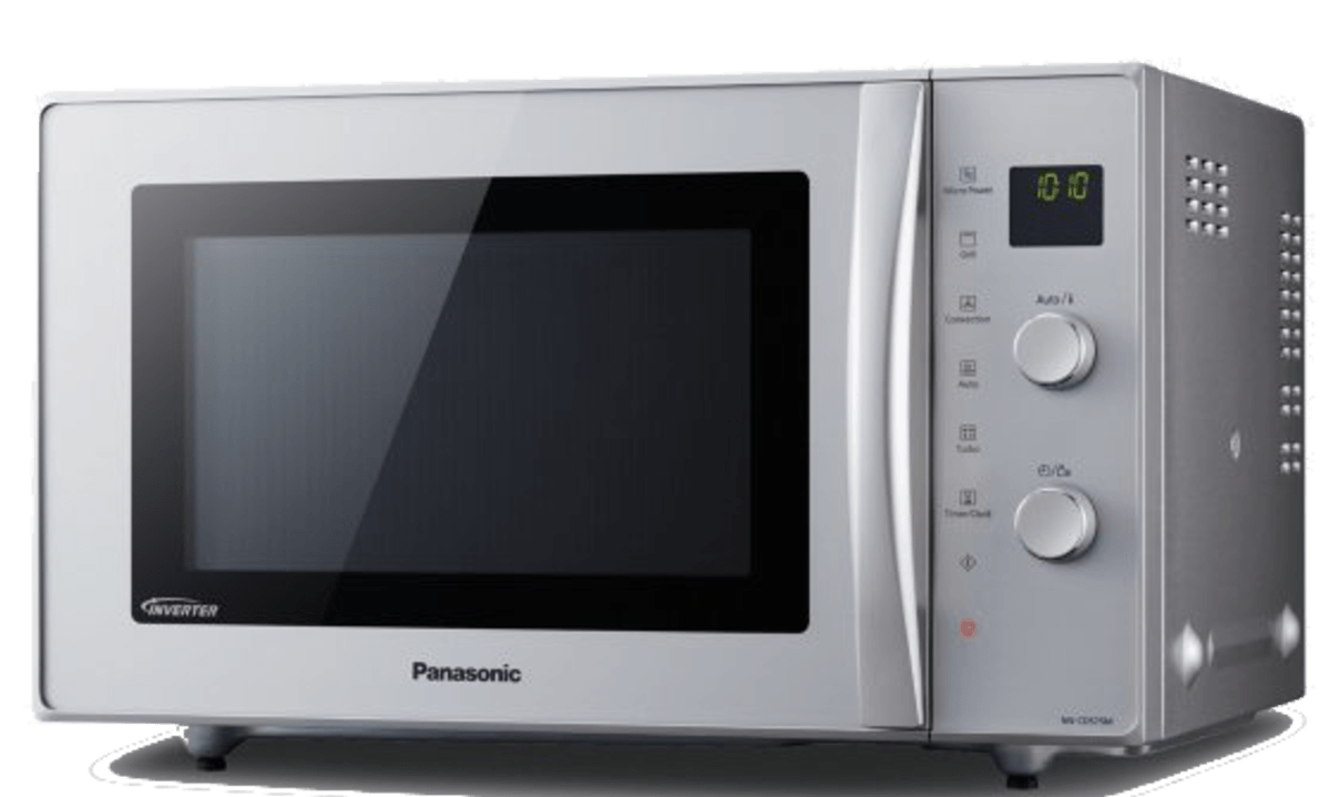 Nncd575mepg Microondas Panasonic grill 27 litros 1000w horno pantalla lcd inox 27l plat nncd575 combinado slim 1000 6 niveles inverter 1300 100220ºc 11 340