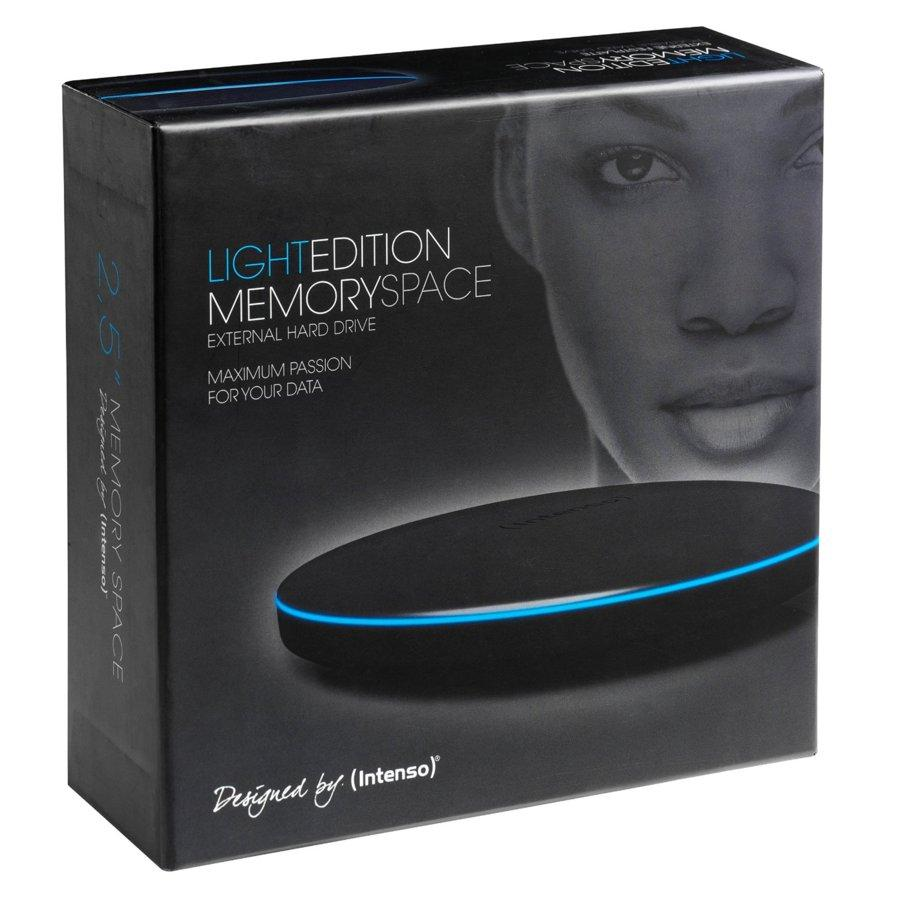 Disco duro externo - Intenso Light edition, 1TB, negro