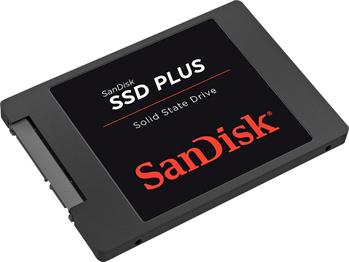 Disco duro SSD de 120Gb - Sandisk SSD PLUS, velocidad hasta 520mb/sg lectura y 180mb/sg escritura