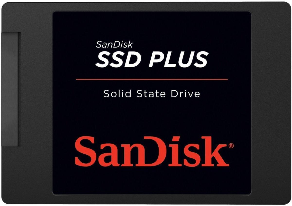 Disco duro SSD de 120Gb - Sandisk SSD PLUS, velocidad hasta 520mb/sg lectura y 180mb/sg escritura