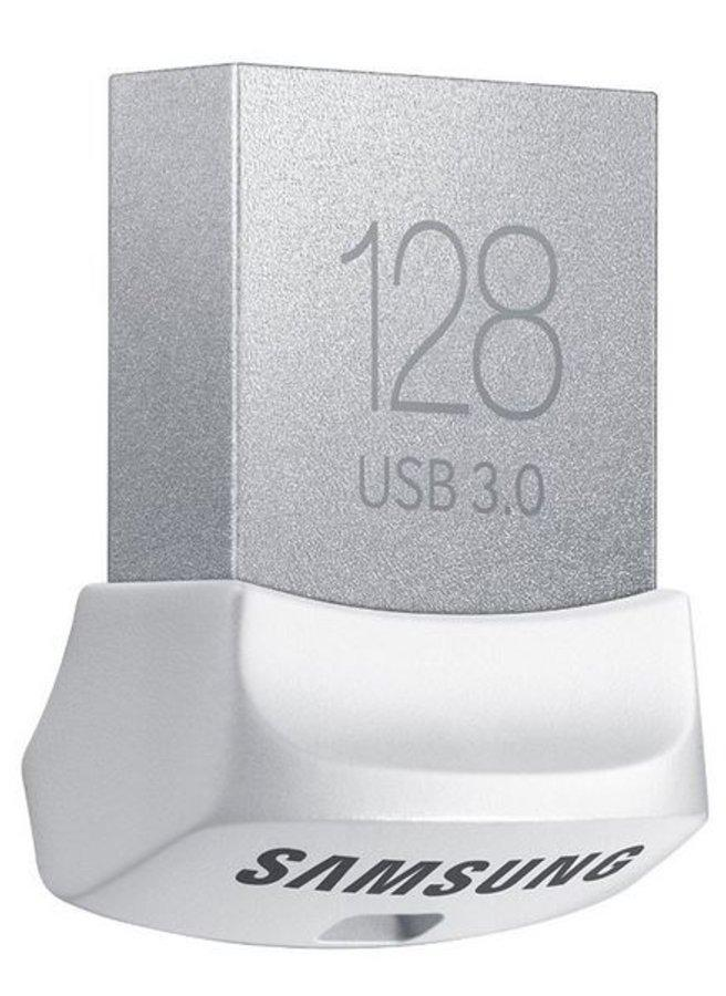 Pendrive de 128GB - Samsung MUF-128BB/EU, USB 3.0, aluminio, diseño clásico y compacto