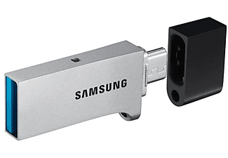 Pendrive OTG 128GB - Samsung MUF-128CB/EU, USB 3.0, aluminio, diseño clásico y fino