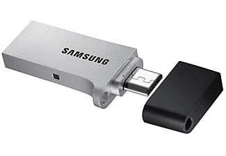Pendrive OTG 128GB - Samsung MUF-128CB/EU, USB 3.0, aluminio, diseño clásico y fino
