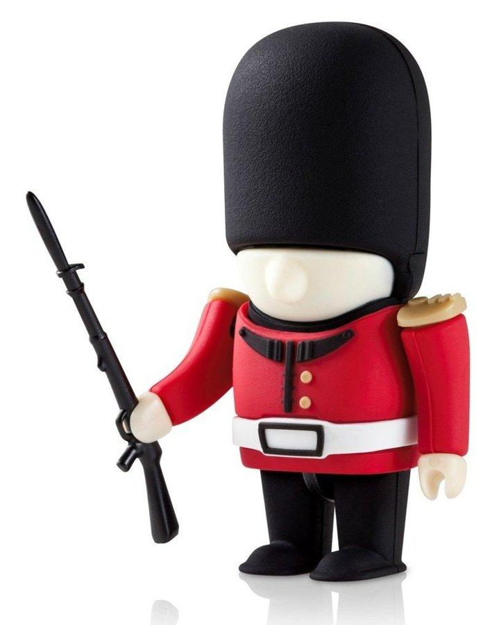 Pendrive 8Gb - Bone Guardia Real, USB 2.0, desmontable, color rojo