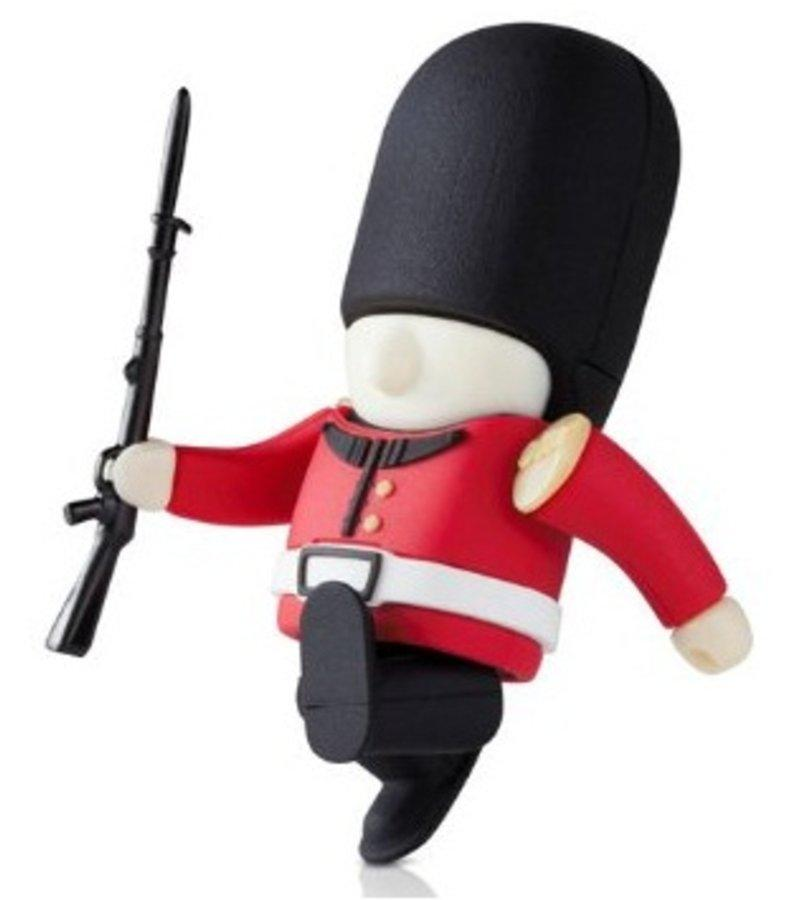 Pendrive 8Gb - Bone Guardia Real, USB 2.0, desmontable, color rojo