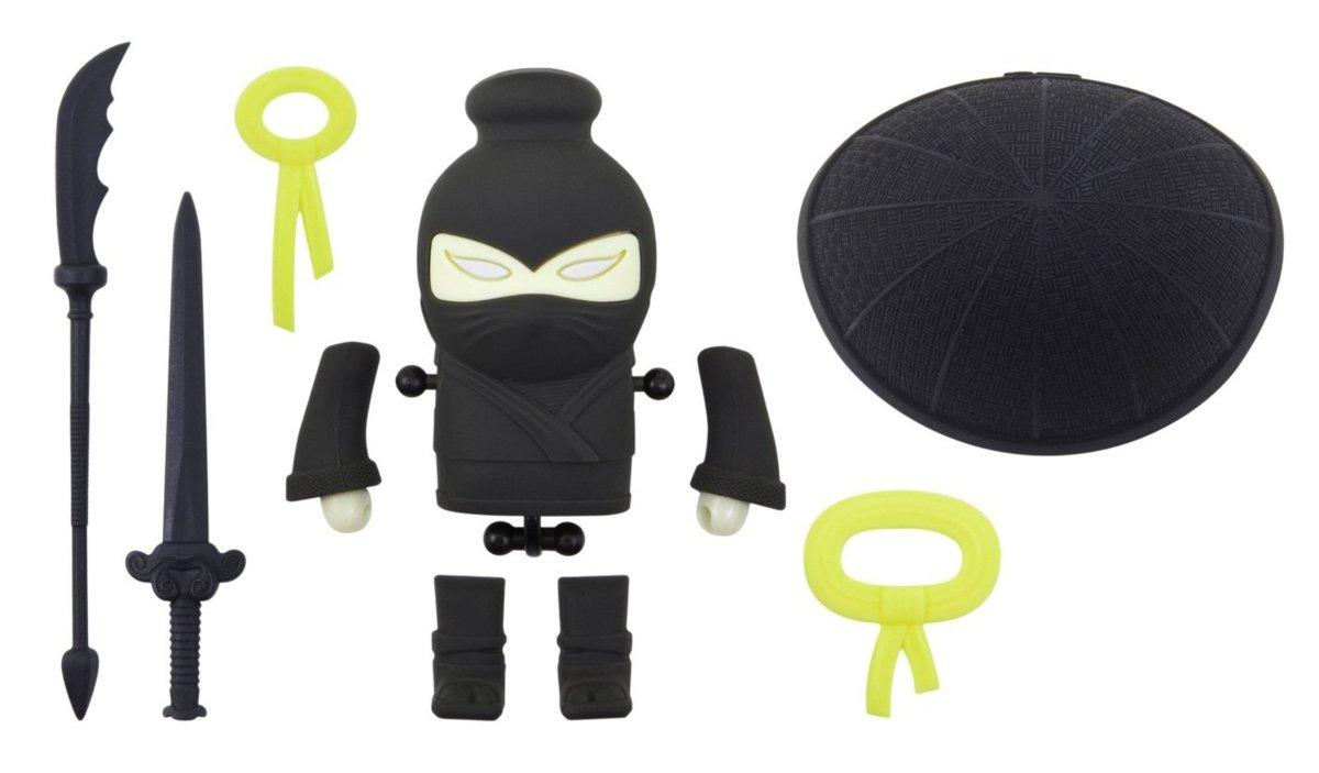 Pendrive 8Gb - Bone Kung Fu Master, USB 2.0, desmontable, color negro