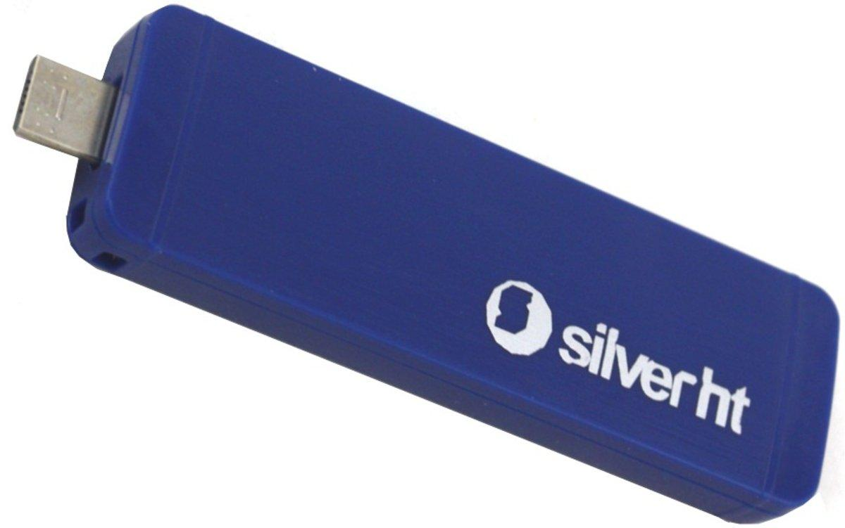 Pendrive USB de 32Gb - Silver HT Double, retráctil, doble conexión USB 3.0 y OTG