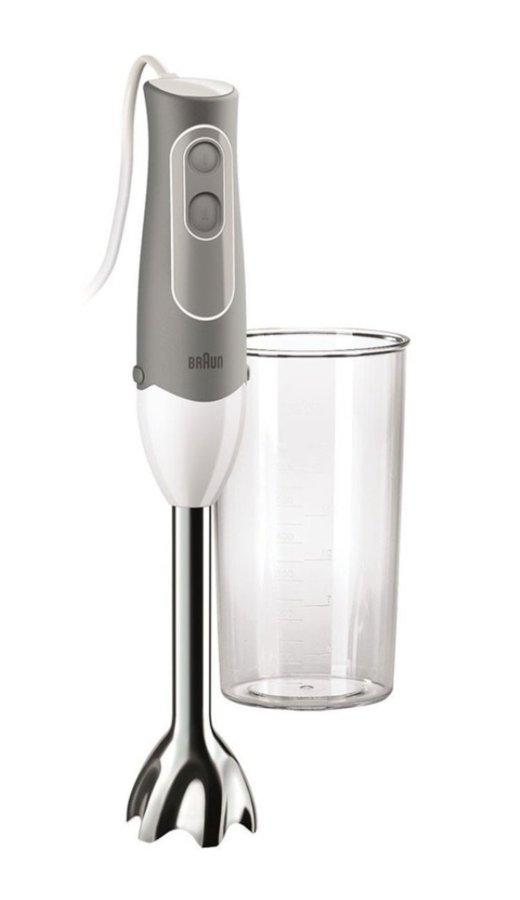 Batidora de mano - Braun MQ 500 SOUP Potencia 600W, Brazo metálico, Cuchillas de acero inoxidable
