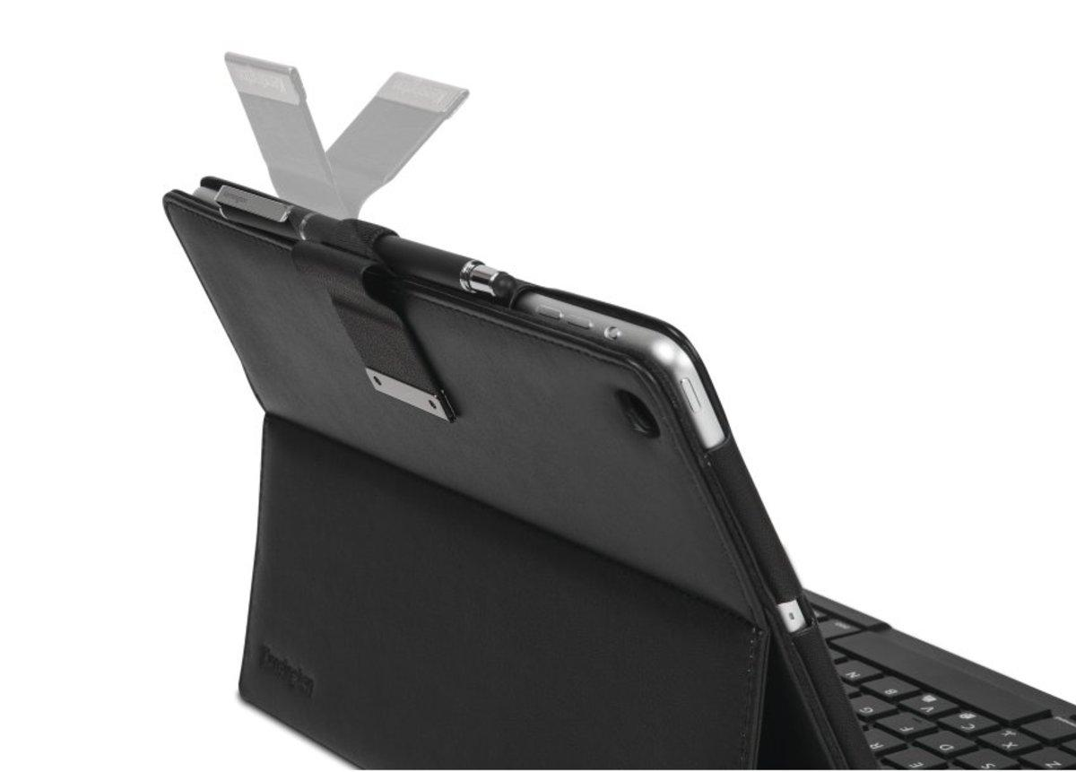 Funda con teclado para iPad Air - Kensington Keyfolio Pro, soporte, inalámbrico, Bluetooth, cuero