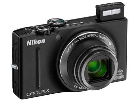 Cámara - Nikon Coolpix S8200 Negra, 16.1 Megapíxeles, Zoom 14x