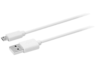ISY Câble USB - microUSB 3 pack 0.6 m / 1 m / 2 m Blanc (OZB-503)
