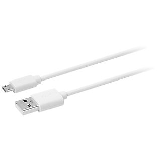 ISY USB-kabel - microUSB 3 pack 0.6 m / 1 m / 2 m Wit (OZB-503)