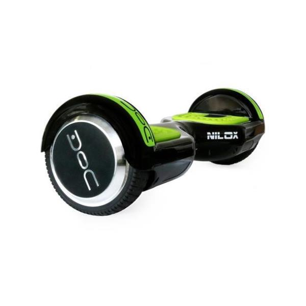 Hoverboard - Nilox Doc Hoverboard 6.5, 10 km/h, Verde