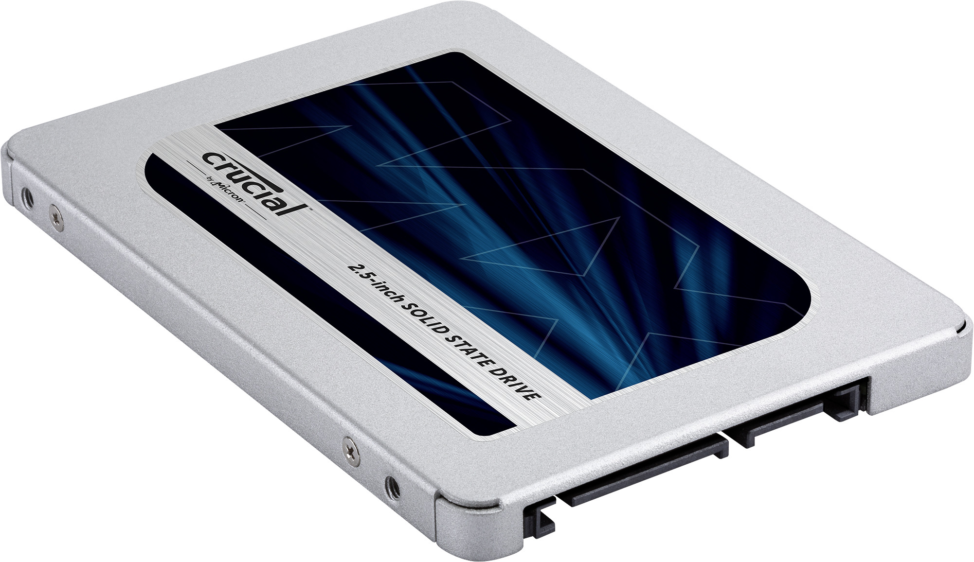 CRUCIAL MX500 Festplatte, 2 TB SSD SATA 6 Gbps, 2,5 Zoll, intern