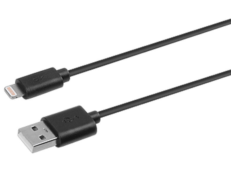 ISY USB-A / Lightning-kabel 2 pack 1 m Zwart (OZB-532-BK)