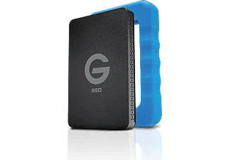G-TECHNOLOGY 0G06032 G-DRIVE EV RAW 2TB BLACK - Disco rigido (SSD, 2 TB, Nero/Blu)