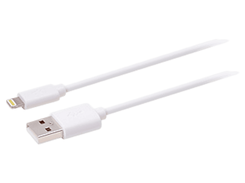 ISY USB-A / Lightning-kabel 2 pack 1 m Wit (OZB-532-WT)