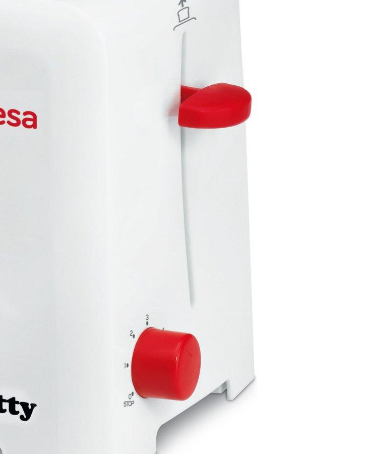 Tostadora - Ufesa TT7360HK HELLO KITTY Potencia 900W, Capacidad para 2 tostadas, Especial pan de