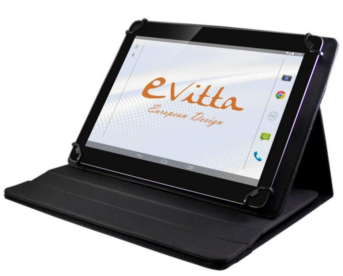 Funda para tablet de 7 y 8 pulgadas - E-vitta KeyTab Advance BT Black, con teclado Bluetooth,