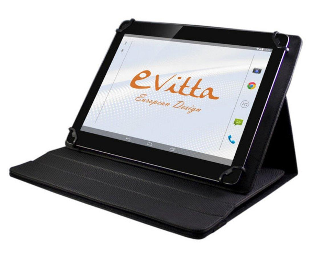 Funda con teclado para tablet de 9,7-10,1 pulgadas - E-vitta KeyTab Advance, negra, interior
