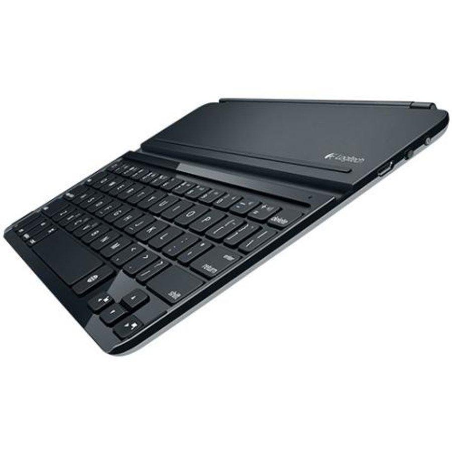 Funda con teclado para iPad Air - Logitech Ultrathin Cover, Bluetooth, color negro