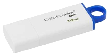 Unidad flash USB - Kingston DataTraveler G4 16 GB, USB 3.0, Azul