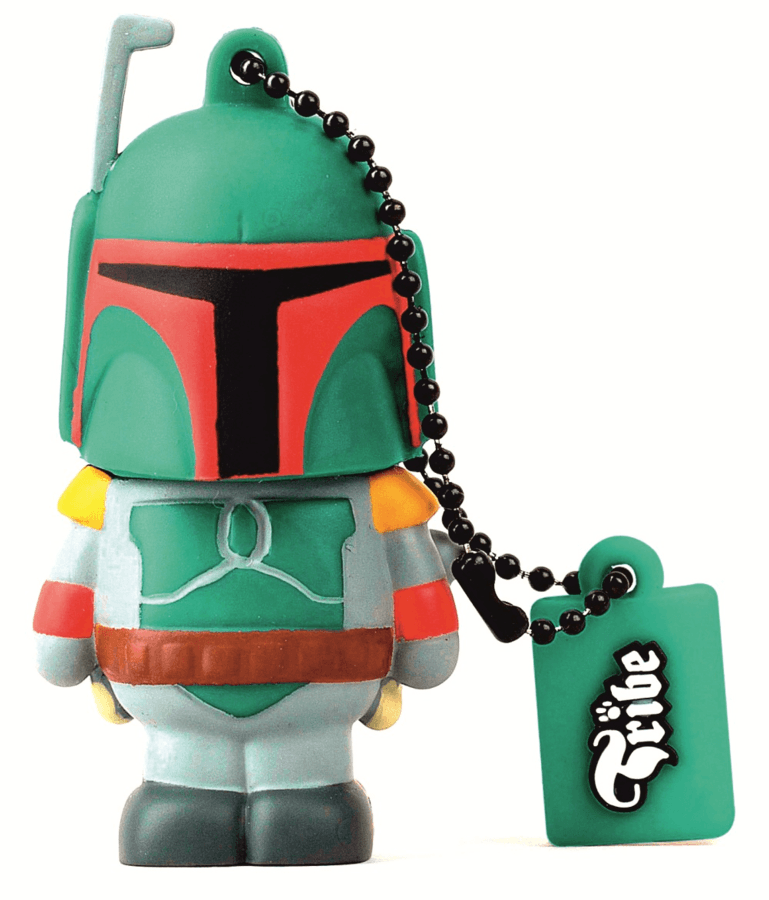 Pendrive 8Gb - Tribe Boba Fett, USB 2.0, Star Wars, goma blanda