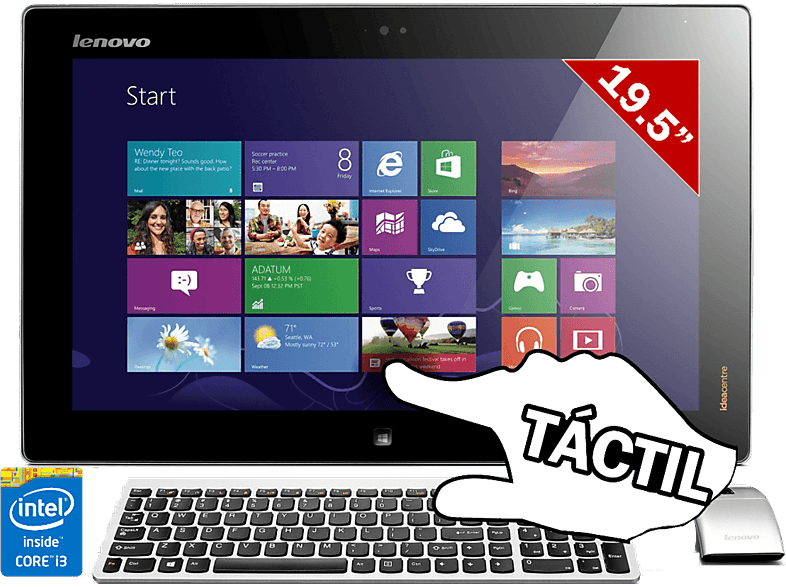 All in One | Lenovo Ideacentre Flex20 Táctil Full HD con i3-4010U