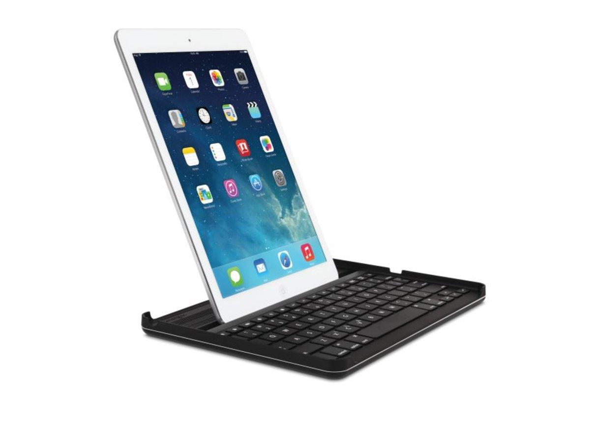 Funda con teclado para iPad Air - Kensington KeyCover Hard Shell, Bluetooth