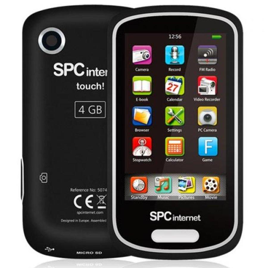 Reproductor MP5 - SCP Internet 5074 Negro, 4GB