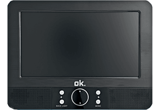 DVD portátil OPD700DUAL, Doble pantalla 7" LCD