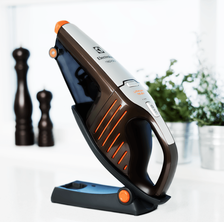 Aspirador de mano - Electrolux ZB 6108 RAPIDO Potencia 10.8V, Batería de litio de larga duración