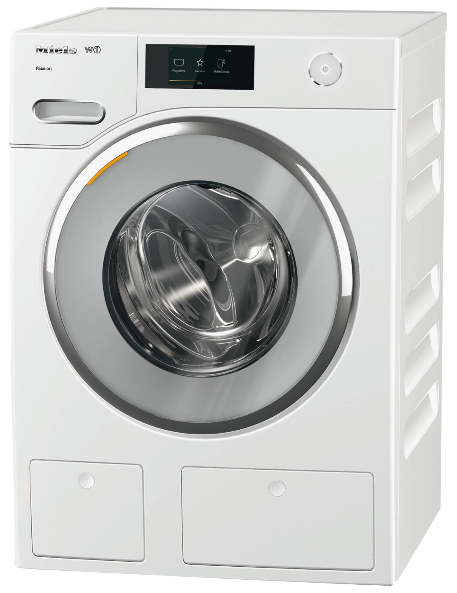 MIELE Waschmaschine WWV980 WPS Weiß W1 White Edition Waschmaschine Frontlader (9 kg, 1600 U/Min., A, Frontlader)