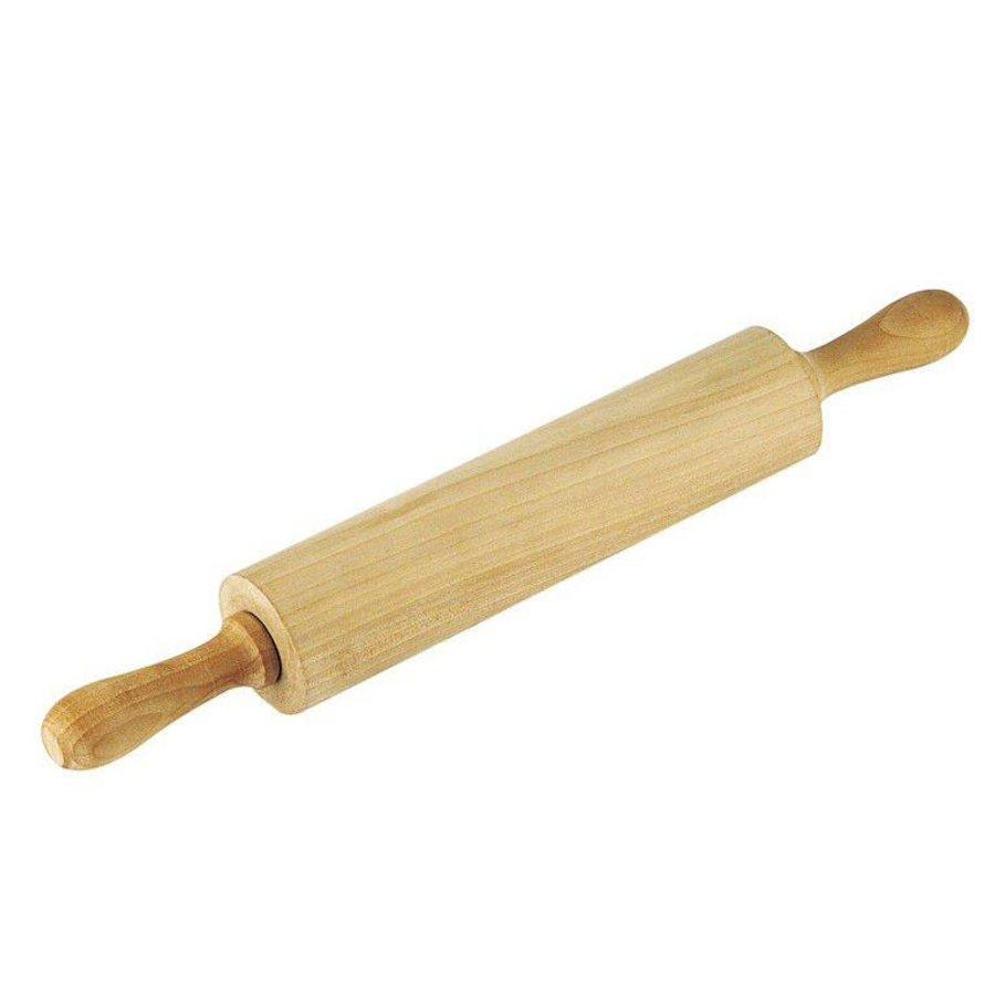 Rodillo de madera - Tescoma 630160 DELICIA, 25cm, diámetro 6cm, madera de alta calidad