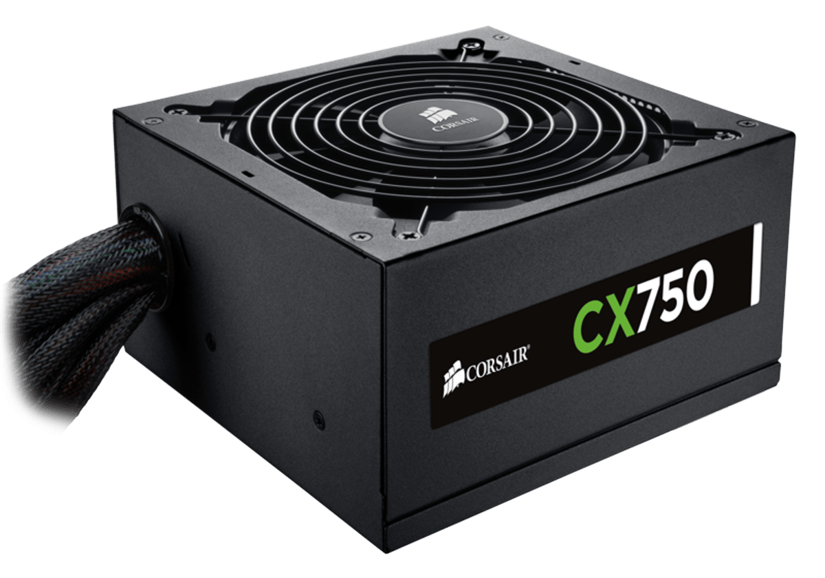Fuente alimentación 750W - Corsair CX750, 80+ Bronze