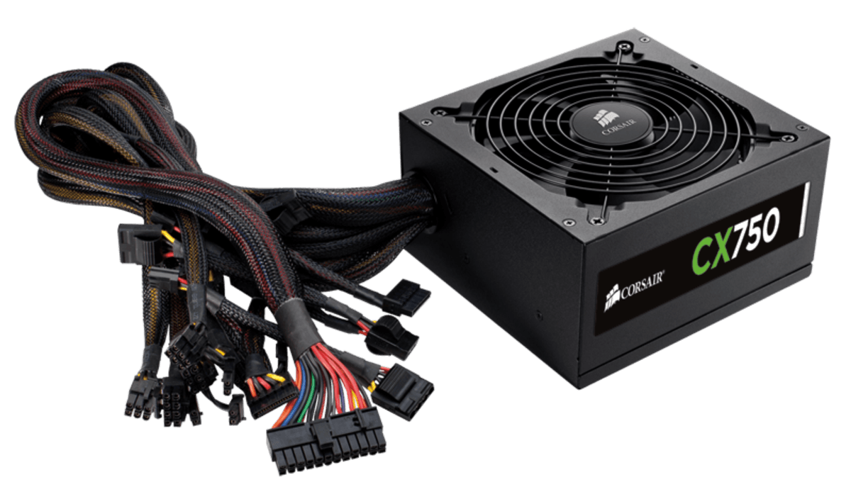 Fuente alimentación 750W - Corsair CX750, 80+ Bronze