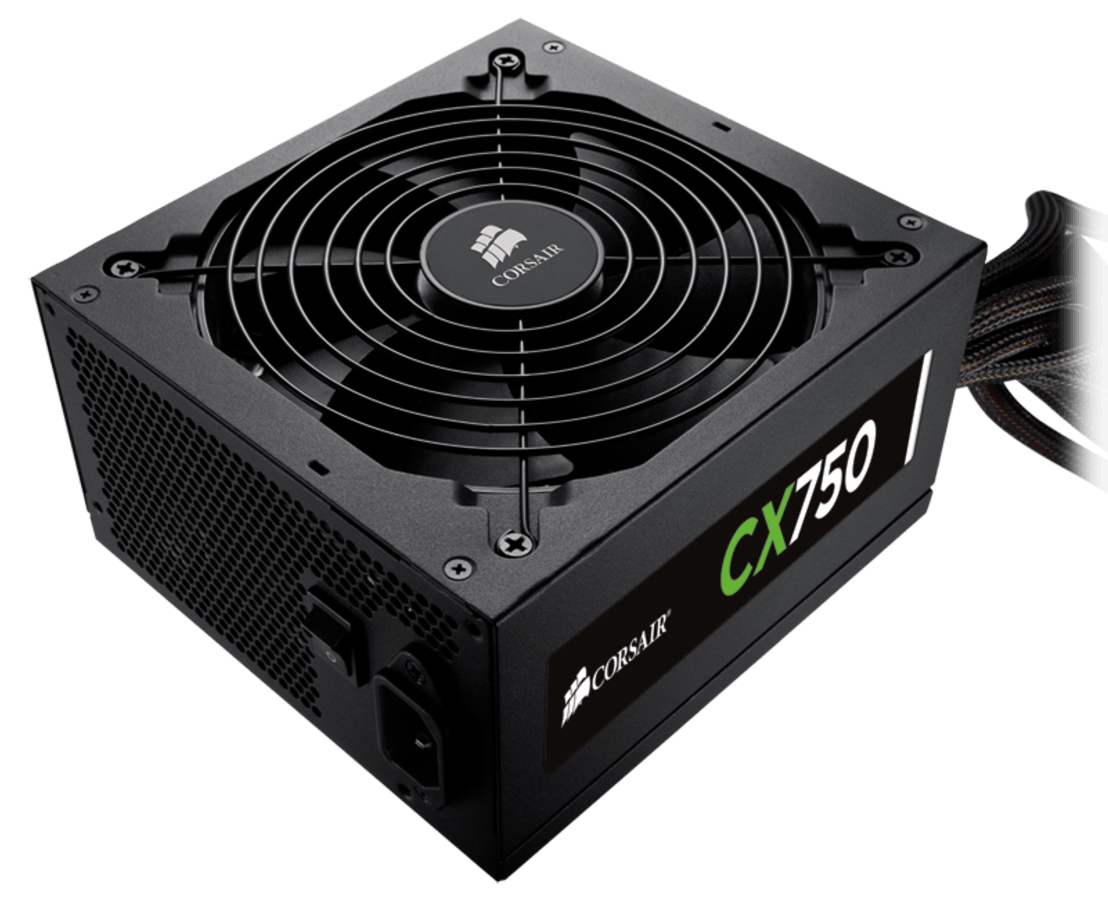 Fuente alimentación 750W - Corsair CX750, 80+ Bronze