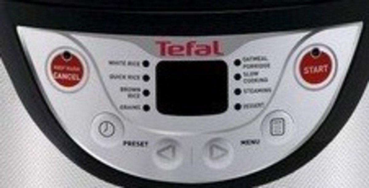Robot de cocina - Tefal RK 302 EES Potencia 600W, Capacidad 3.5L, 8 funciones, Programable