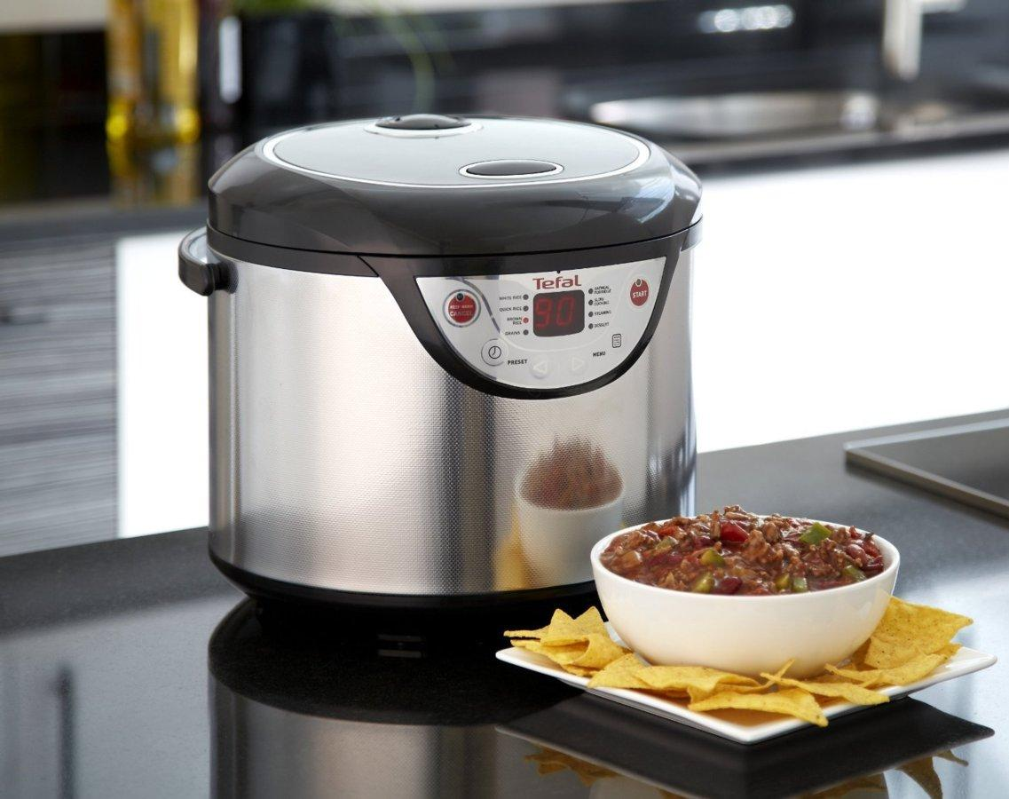 Robot de cocina - Tefal RK 302 EES Potencia 600W, Capacidad 3.5L, 8 funciones, Programable