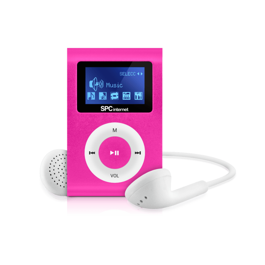 Reproductor MP3 - SPC 8544P Rosa, 4GB