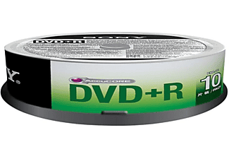 Disco DVD+R - Sony, DVD+R 16X SPINDLE 10 PCS SUPL