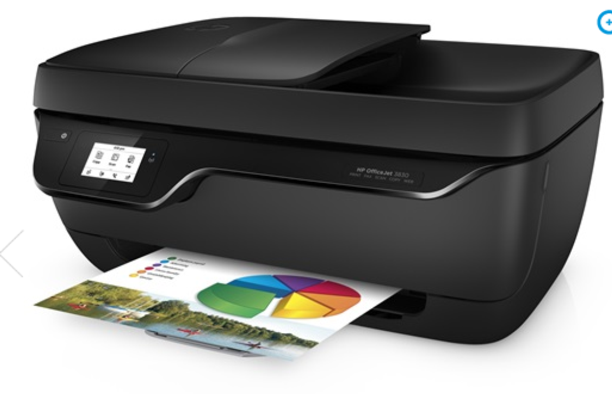 Impresora - HP, OFFICEJET 3834 + CARTUCHO