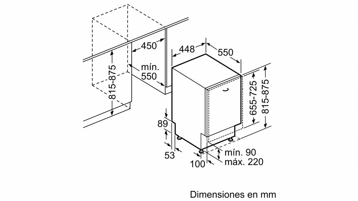 Lavavajillas - Balay 3VT532XA, 45 cm, 10 servicios, Programación diferida hasta 24 h, 5