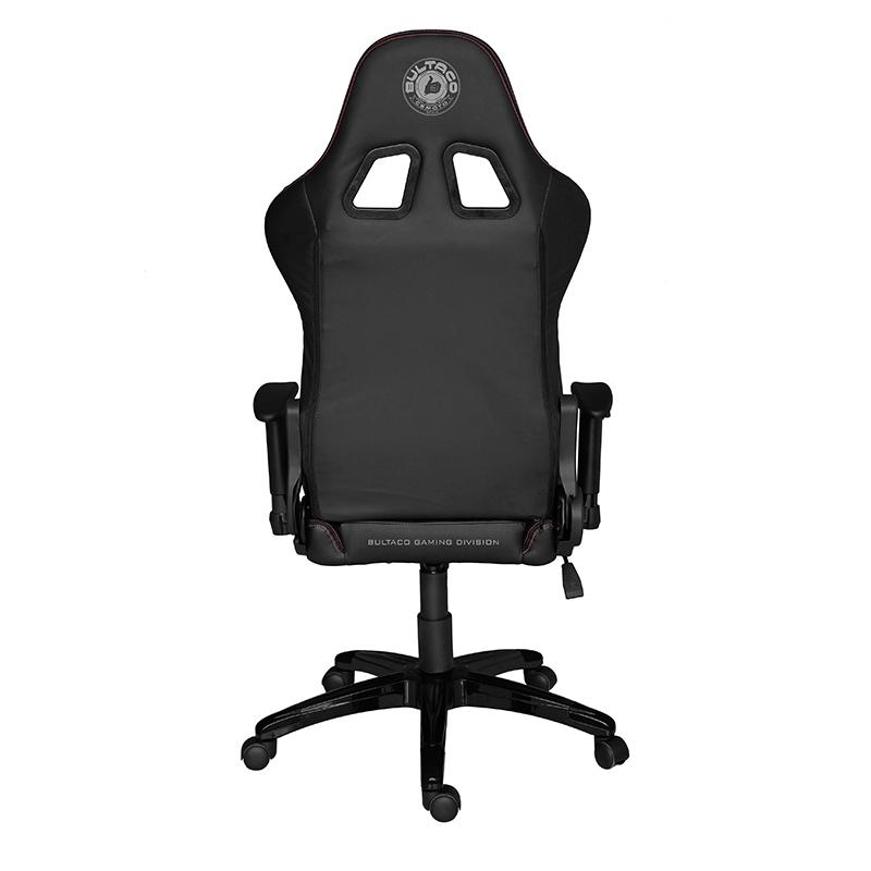 Silla gaming - Bultaco BL-CH-GT301, Negro, Respaldo inclinable y ajustable