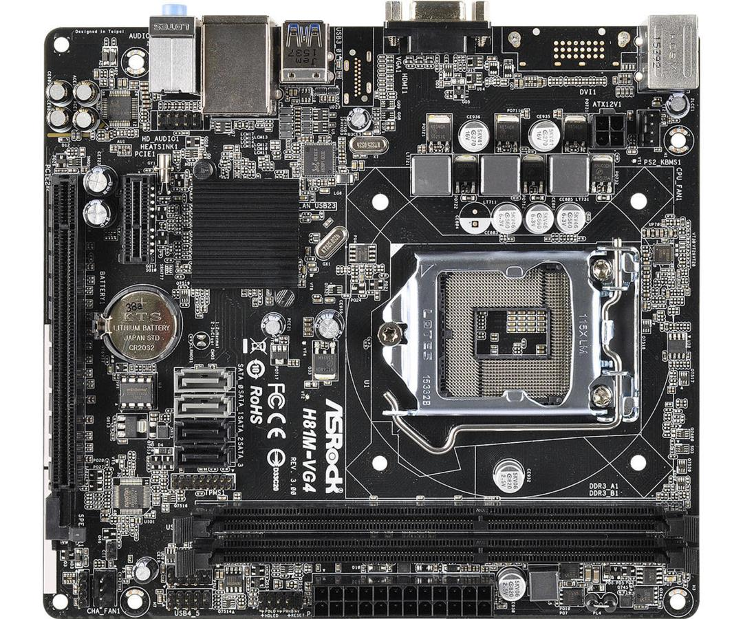 Asrock H81M-VG4 R3.0 Intel H81 Socket H3 (LGA 1150) Micro ATX placa base