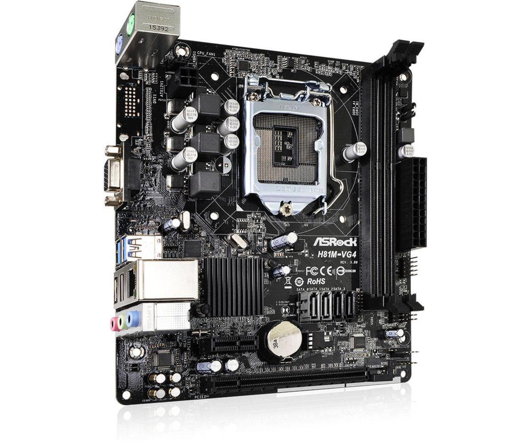 Asrock H81M-VG4 R3.0 Intel H81 Socket H3 (LGA 1150) Micro ATX placa base