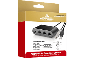 AK TRONIC Switchadapter für Gamecube Controller schwarz