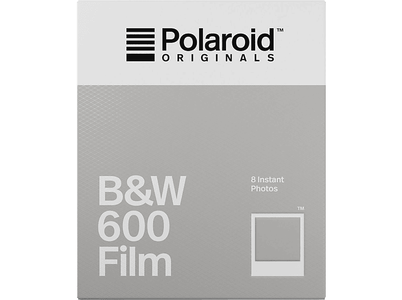 POLAROID ORIGINALS Zwart & Wit instant fotopapier voor Polaroid 600 8 foto's (4671)