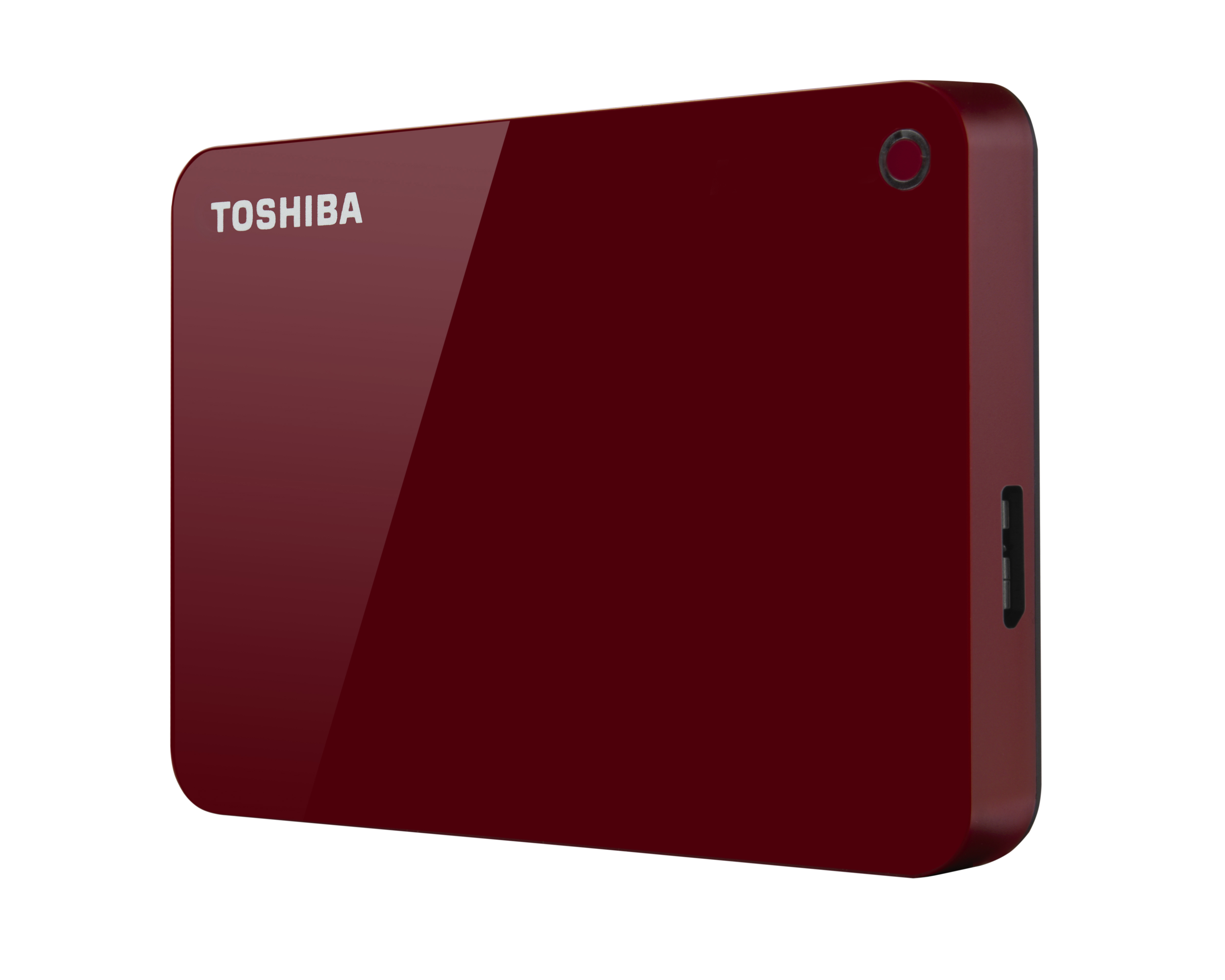 TOSHIBA Canvio Advance Festplatte, 1 TB HDD, 2,5 Zoll, extern, Rot