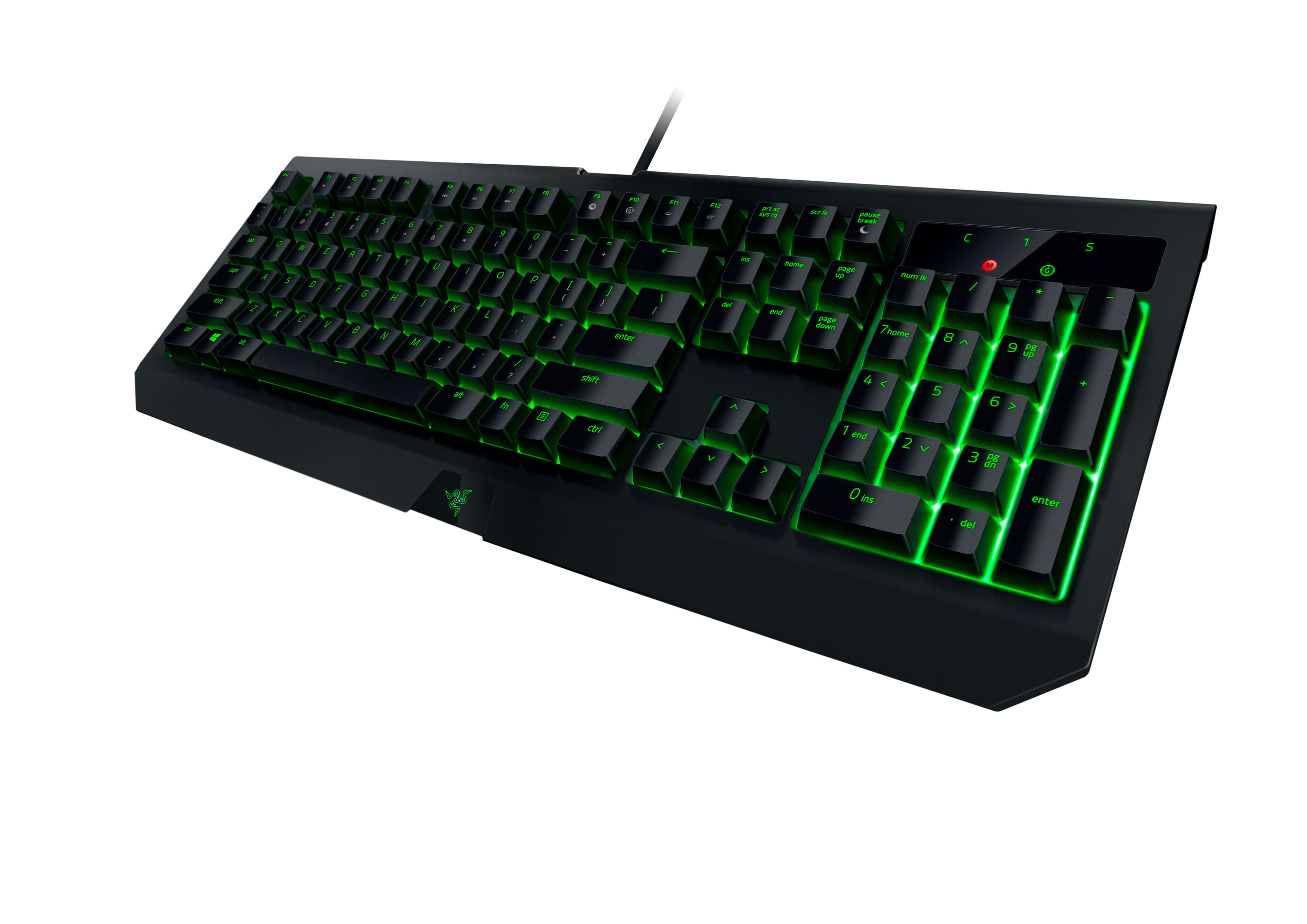 RAZER Blackwidow Ultimate 2017, Tastatur, Mechanisch, Razer Green, Schwarz